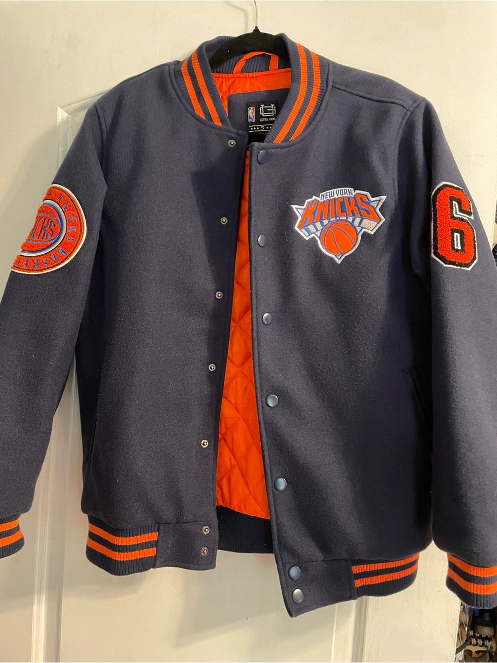New York Knicks Varsity Jacket Small